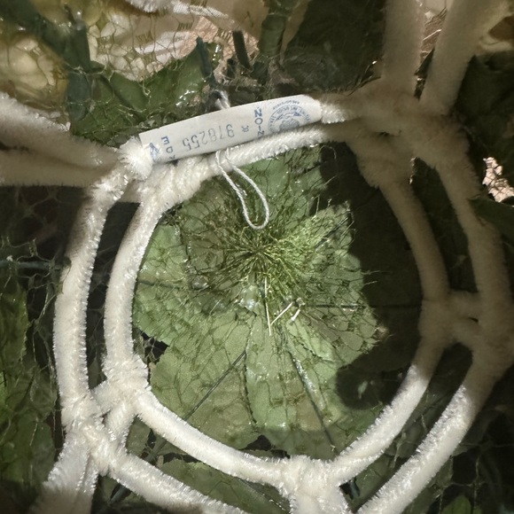 1950s Union Label Floral Fascinator Hat w/Birdcage‎ Veil - Picture 7 of 8